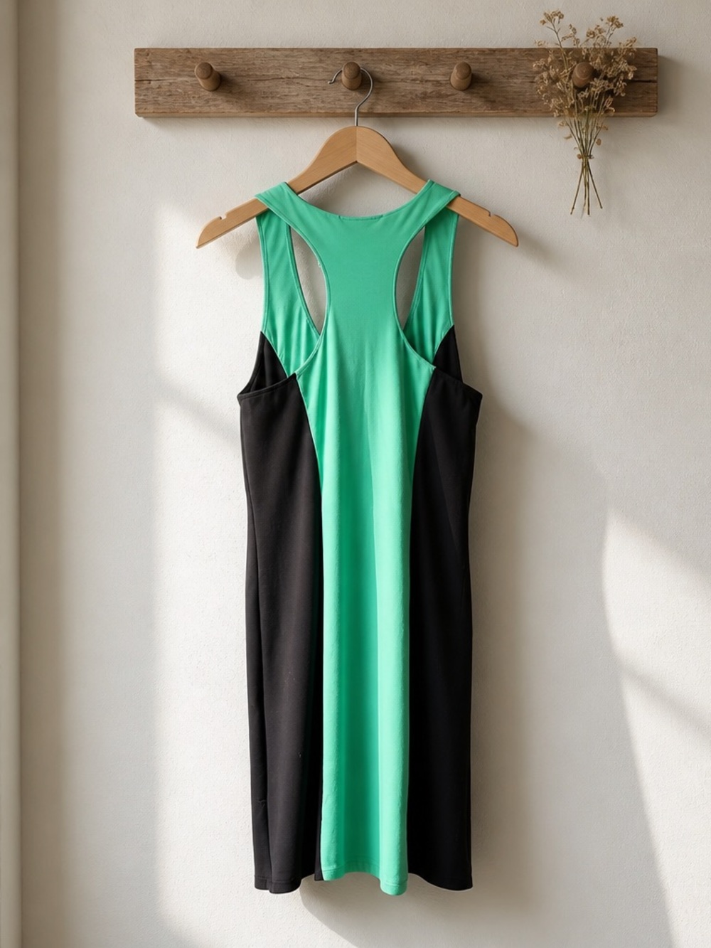 INC International Concepts Green and Black Zip-Front Mini Dress Size XL - Picture 3 of 5